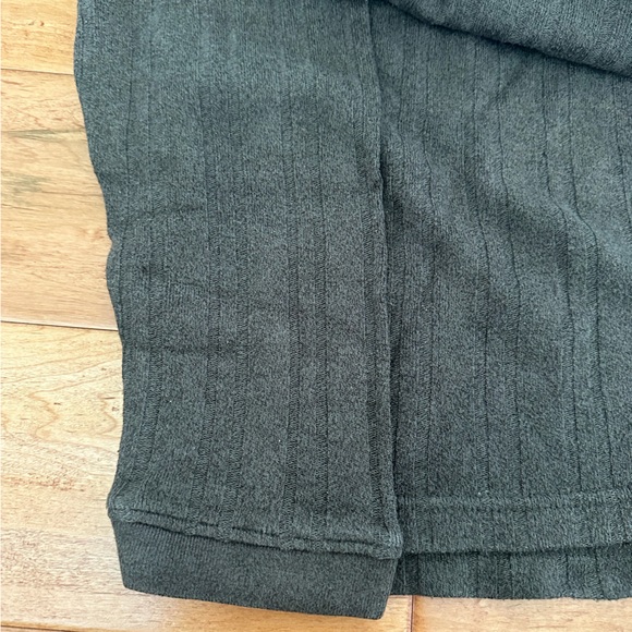 Olive Green High Turtleneck Sweater - Picture 3 of 4